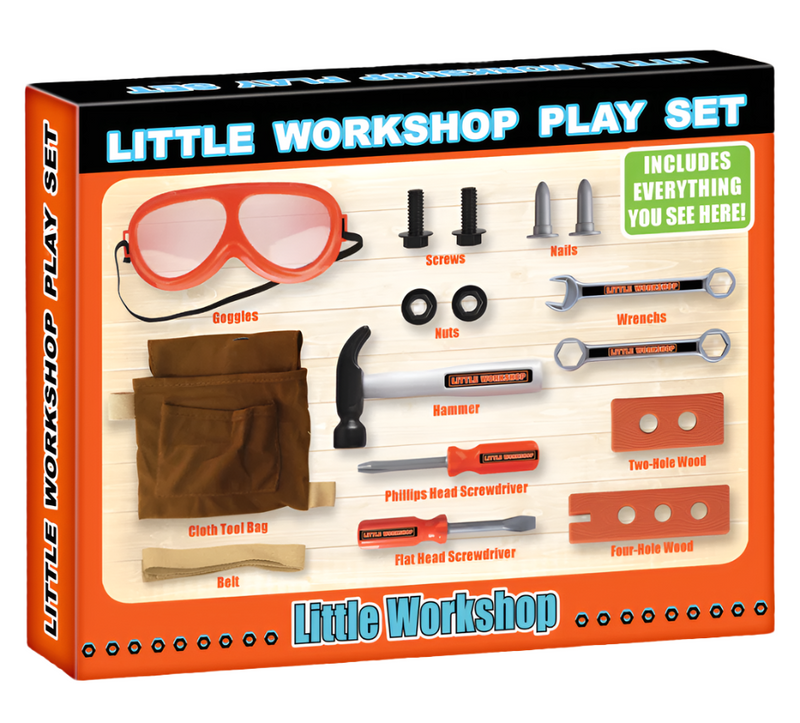 Kids Careers 15-Piece Little Workshop Tool Play Set