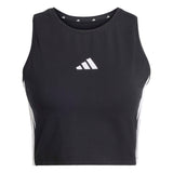 adidas Womens Essentials 3-Stripe Padded Tank Top