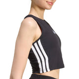 adidas Womens Essentials 3-Stripe Padded Tank Top