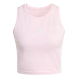 adidas Womens Essentials 3-Stripe Padded Tank Top