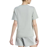 adidas Womens Essentials Small Logo Cotton Short Sleeve T-Shirt
