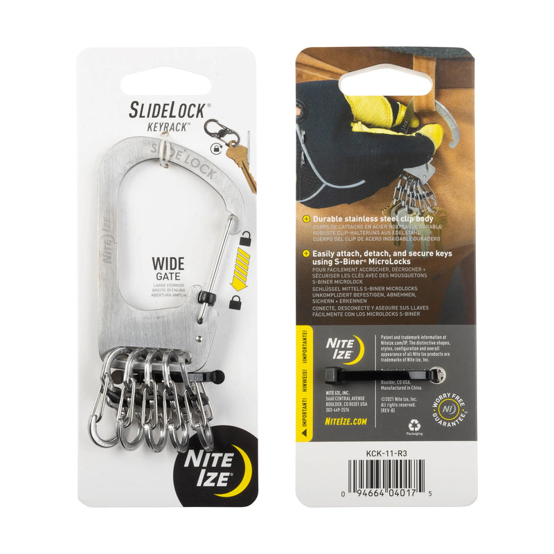 Nite Ize SlideLock Stainless Steel KeyRack