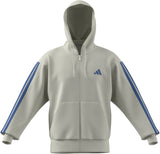 adidas Mens Essentials 3-Stripes Fleece Full-Zip Hoodie Jacket