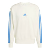 adidas Mens Essentials 3-Stripes Fleece Sweatshirt