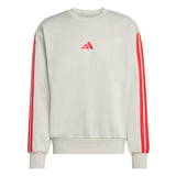 adidas Mens Essentials 3-Stripes Fleece Sweatshirt