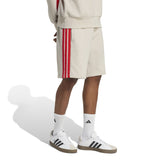 adidas Mens Essentials 3-Stripes Fleece Shorts