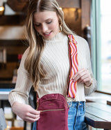 Kedzie Embroidered Interchangeable Bag Strap
