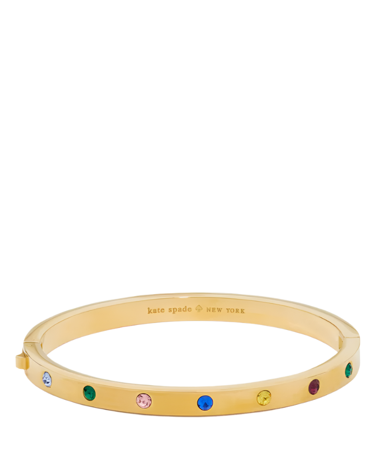 Kate Spade Set In Stone Hinged Bangle Bracelet