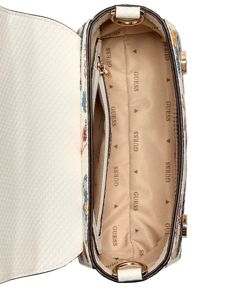 GUESS Zaria Top Handle Flap Crossbody Handbag