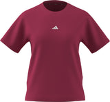 adidas Womens Essentials Small Logo Cotton Short Sleeve T-Shirt