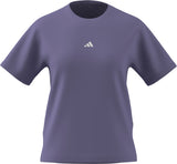 adidas Womens Essentials Small Logo Cotton Short Sleeve T-Shirt