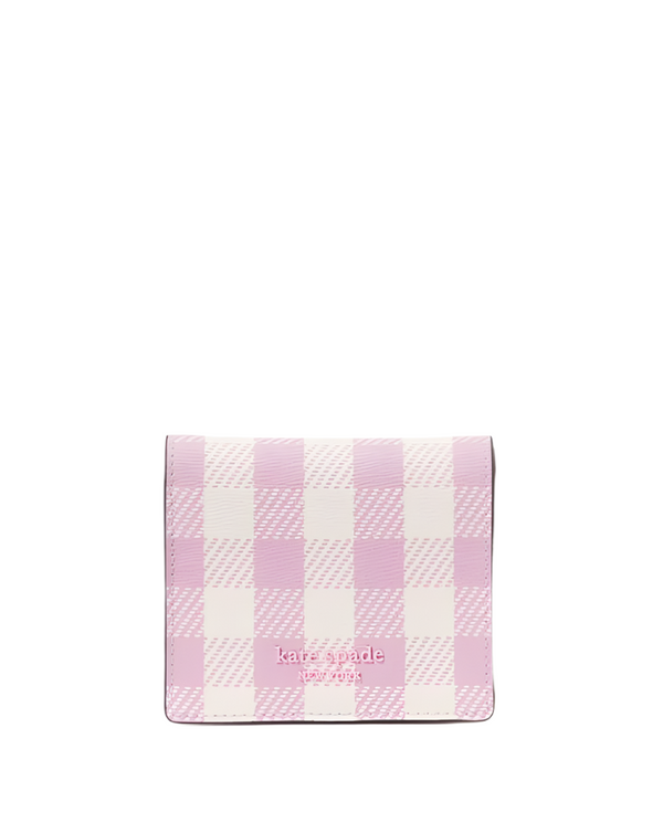 Kate Spade Morgan Gingham Field Small Bifold Wallet