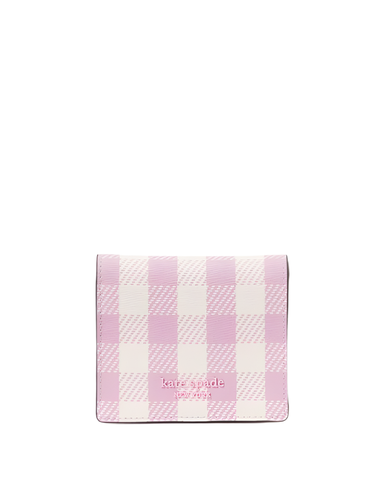 Kate Spade Morgan Gingham Field Small Bifold Wallet