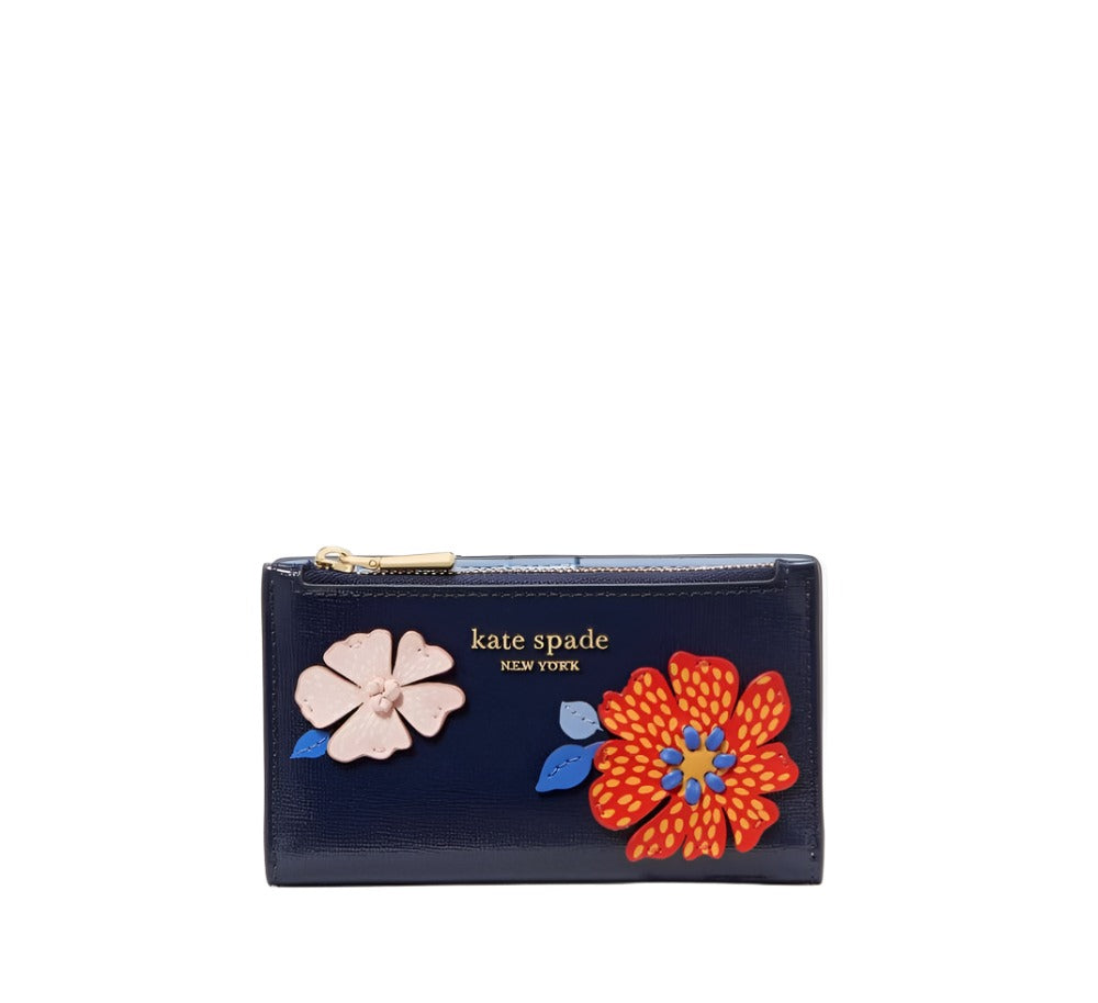 Kate Spade Dottie Bloom Slim Bi-Fold Wallet