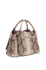 GUESS Yvonne Animalier Print Satchel Handbag