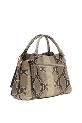 GUESS Yvonne Animalier Print Satchel Handbag