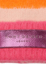 Kurt Geiger Fuzzy Striped Beanie