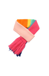 Kurt Geiger Fuzzy Striped Long Scarf