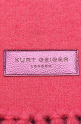 Kurt Geiger Fuzzy Striped Long Scarf