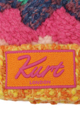 Kurt Geiger Womens Chunky Stained Glass Knit Beanie Hat