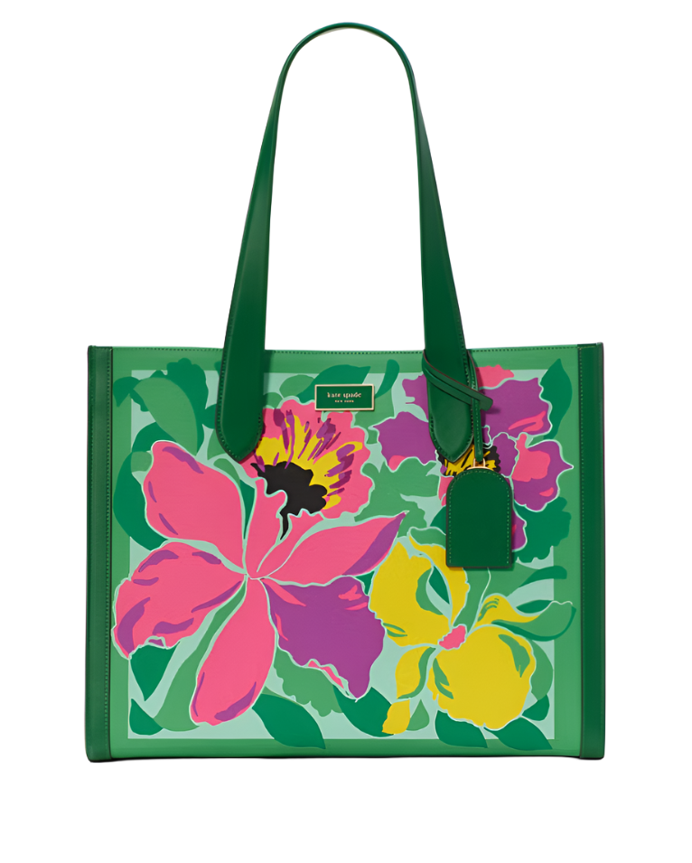 Kate Spade Manhattan Orchid Bloom Canvas Tote Handbag – ShopCGX