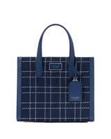 Kate Spade Manhattan Denim Check Small Tote Handbag