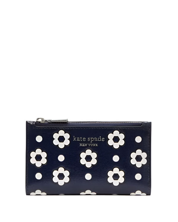 Kate Spade Morgan Daisy Dot Small Slim Bifold Wallet