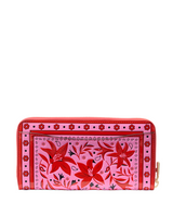 Kate Spade Morgan Bandana Embroidered Saffiano Zip Around Wallet