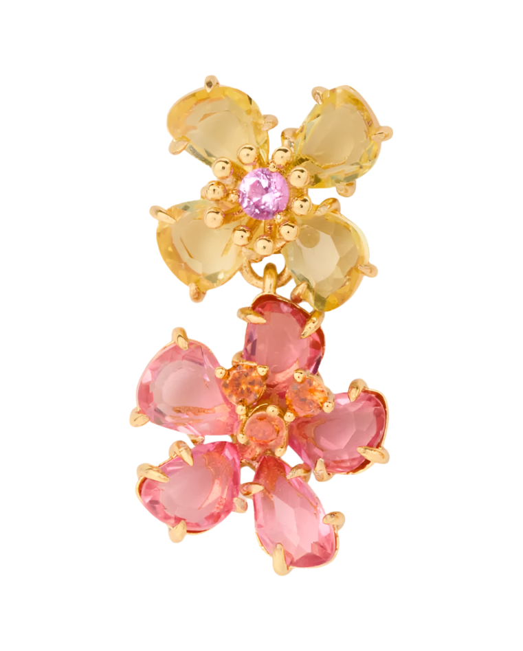 Kate Spade Paradise Flower Double Drop Earrings