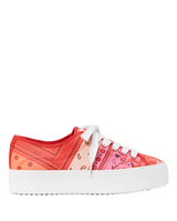 Kate Spade Womens Serve Bandana Patchwork Sneakers