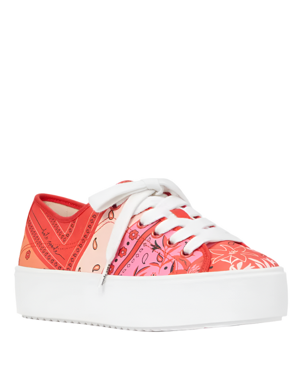 Kate Spade Womens Serve Bandana Patchwork Sneakers