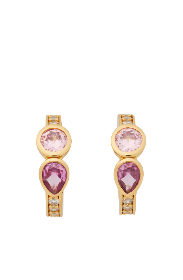 Kate Spade Bubbly Bezel Huggies Earrings