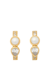 Kate Spade Bubbly Bezel Huggies Earrings