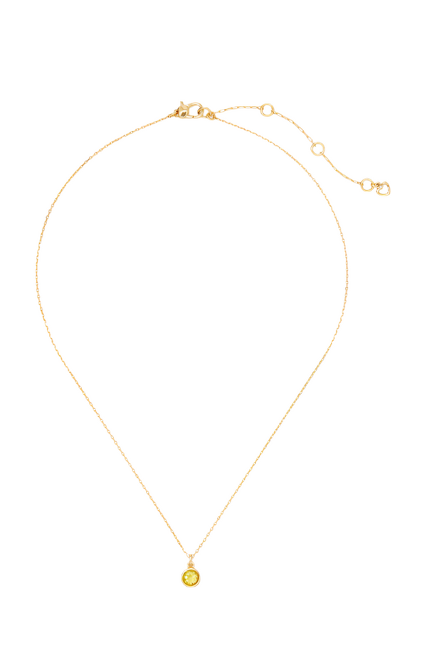 Kate Spade Bubbly Bezel Mini Pendant Necklace