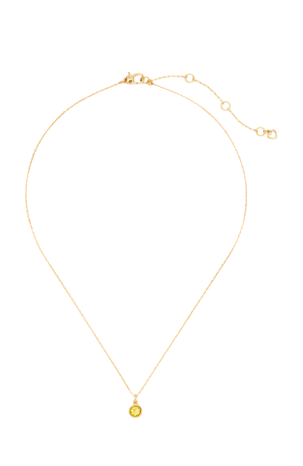 Kate Spade Bubbly Bezel Mini Pendant Necklace