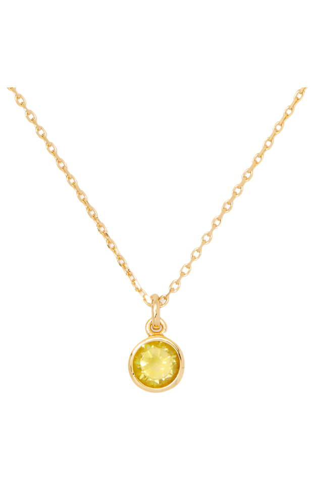 Kate Spade Bubbly Bezel Mini Pendant Necklace