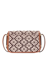 Kate Spade Spade Flower Jacquard Small Flap Crossbody Handbag