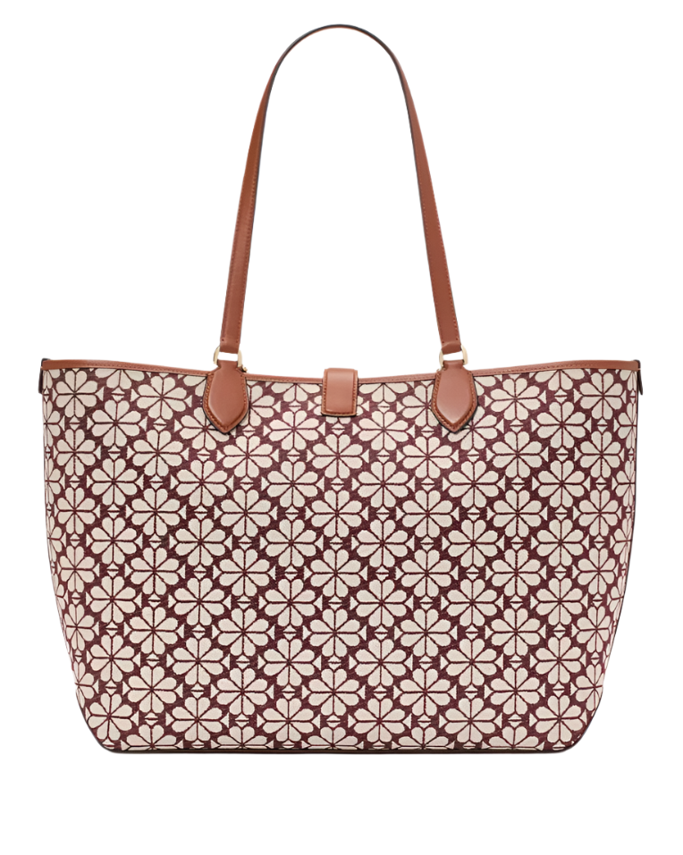 Kate Spade Spade Flower Jacquard Large Open Tote Handbag