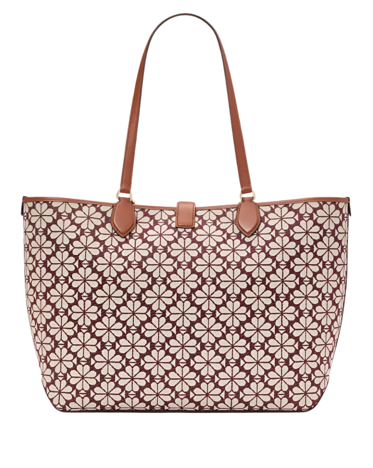 Kate Spade Spade Flower Jacquard Large Open Tote Handbag ShopCGX
