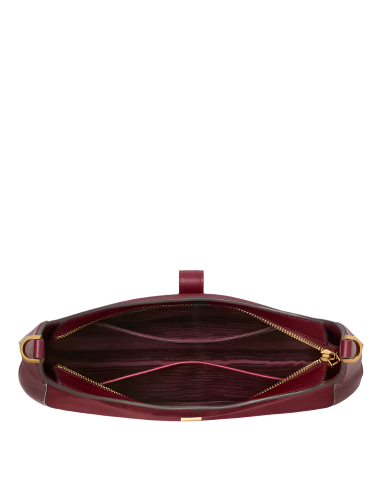Kate Spade Deco Pebbled Leather & Suede Hobo Handbag
