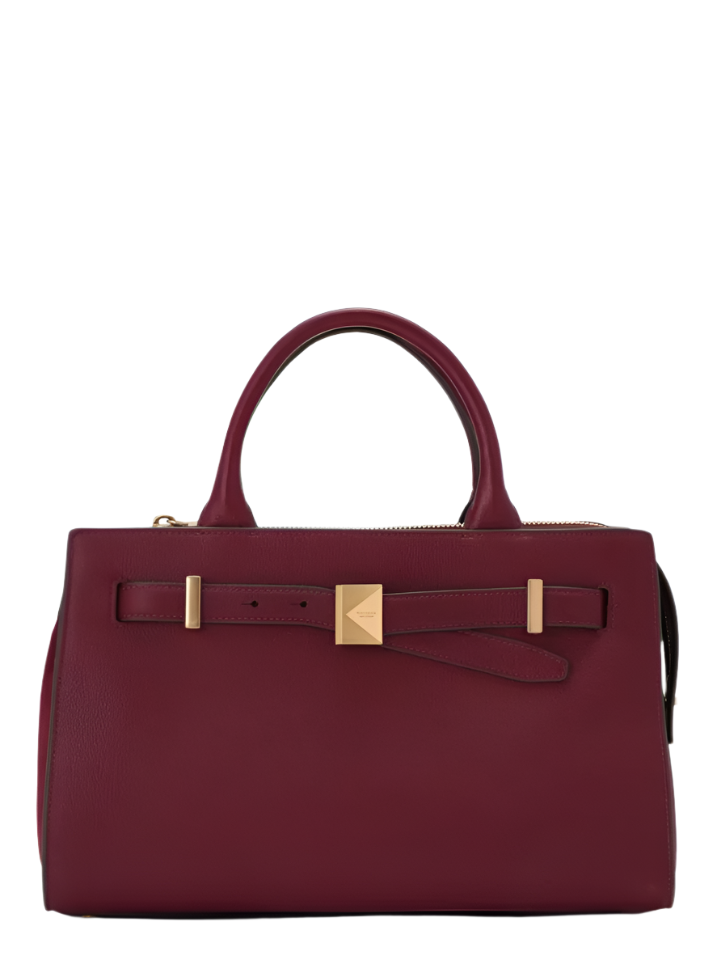 Kate Spade Deco Pebbled Leather Suede Medium Satchel Handbag ShopCGX