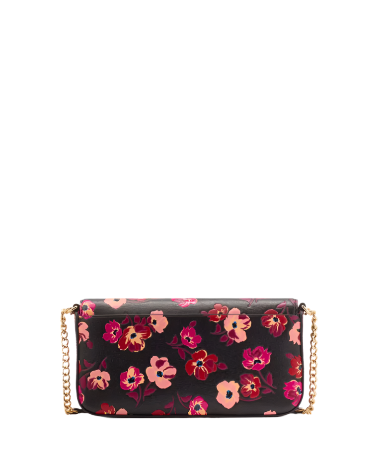 Kate Spade Devin Fall Poppies Flap Chain Wallet