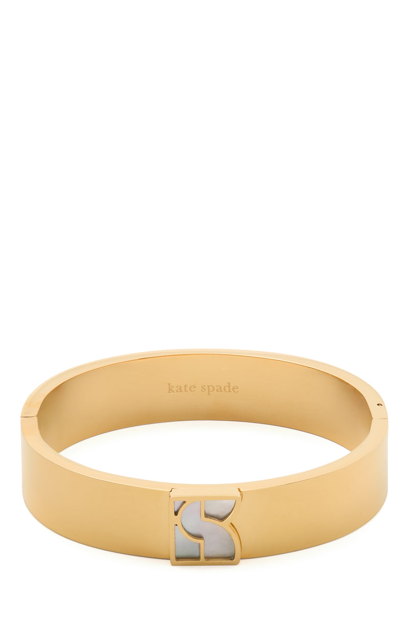 Kate Spade Dakota Hinged Gold Bangle Bracelet