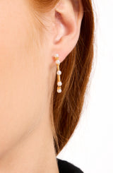 Kate Spade Hint of Shimmer Gold Hoop Earrings