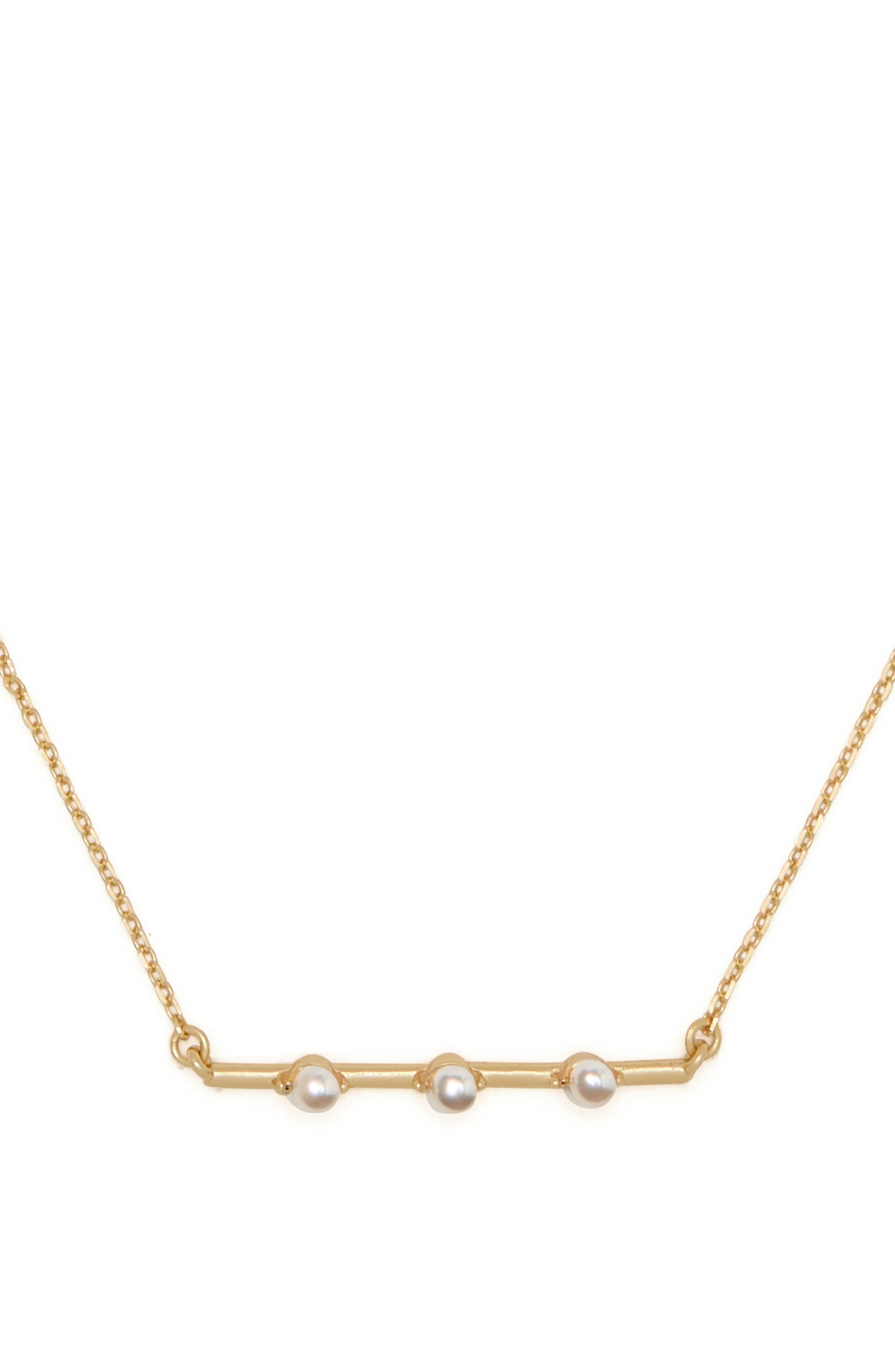 Kate Spade Hint of Shimmer Gold Pendant Necklace