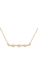 Kate Spade Hint of Shimmer Gold Pendant Necklace