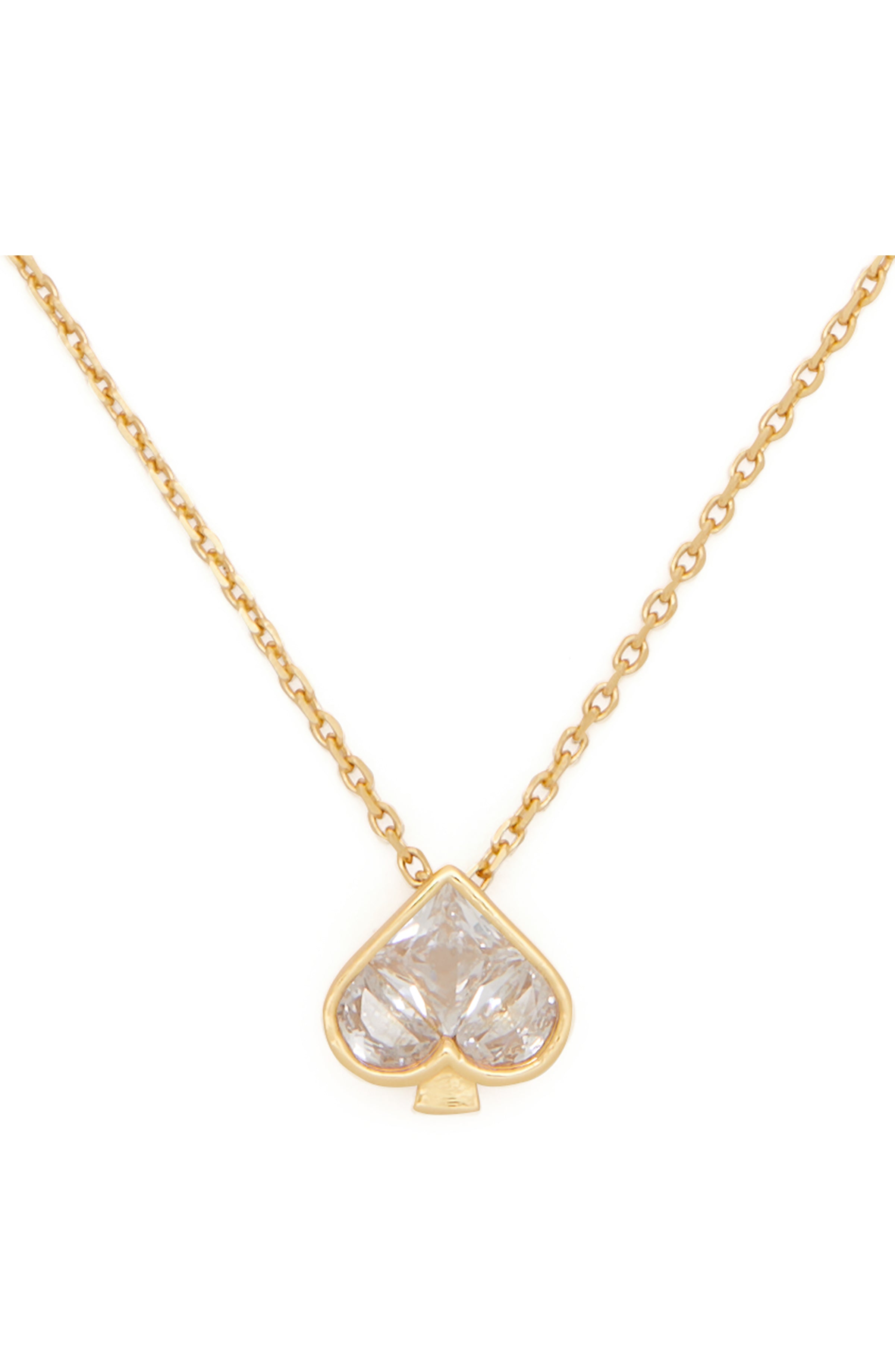 Kate Spade So Spade Mini Pendant Gold Necklace