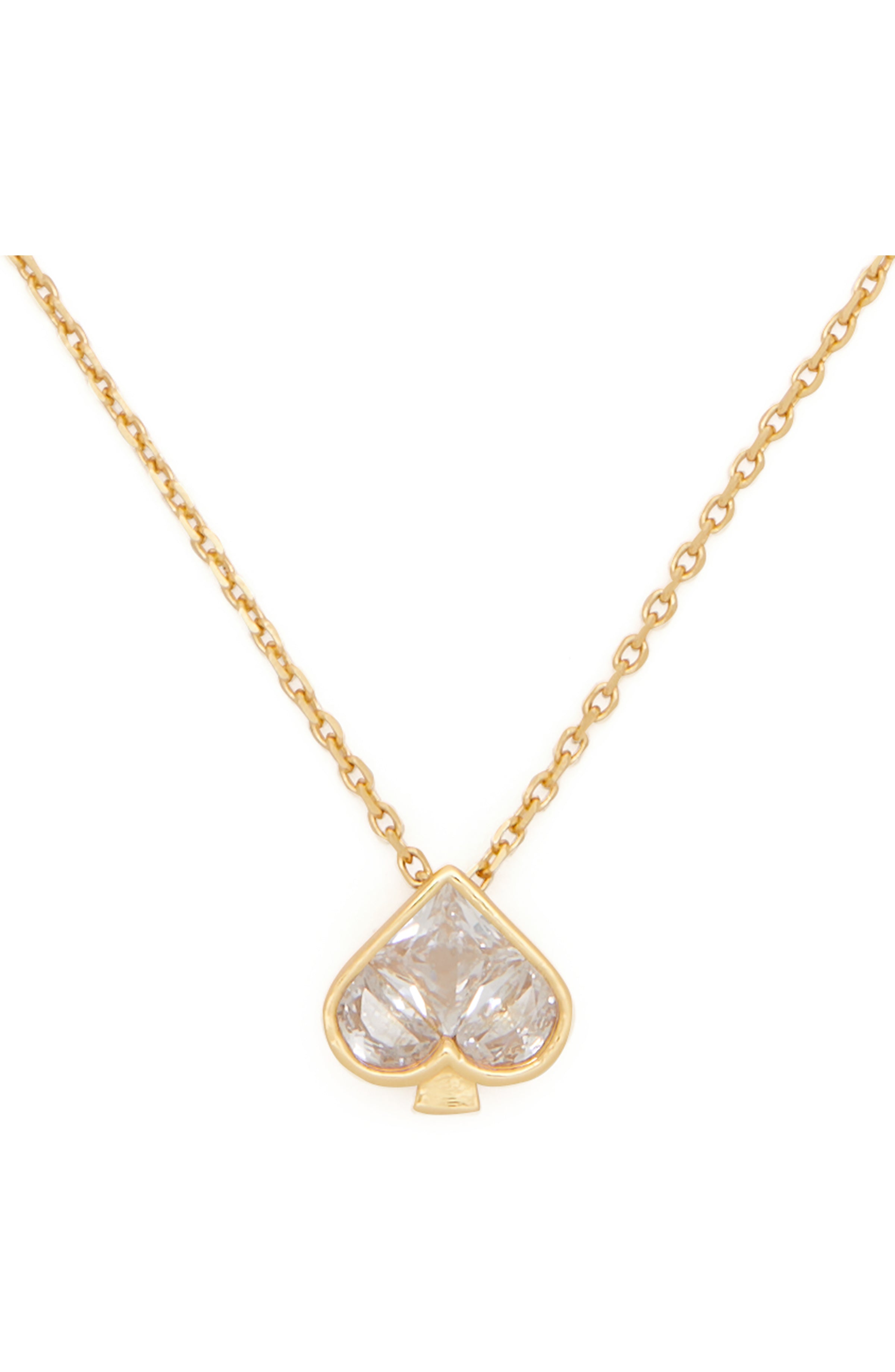 Kate Spade Necklace Gold Chain Diamond Kate Spade So Spade Mini