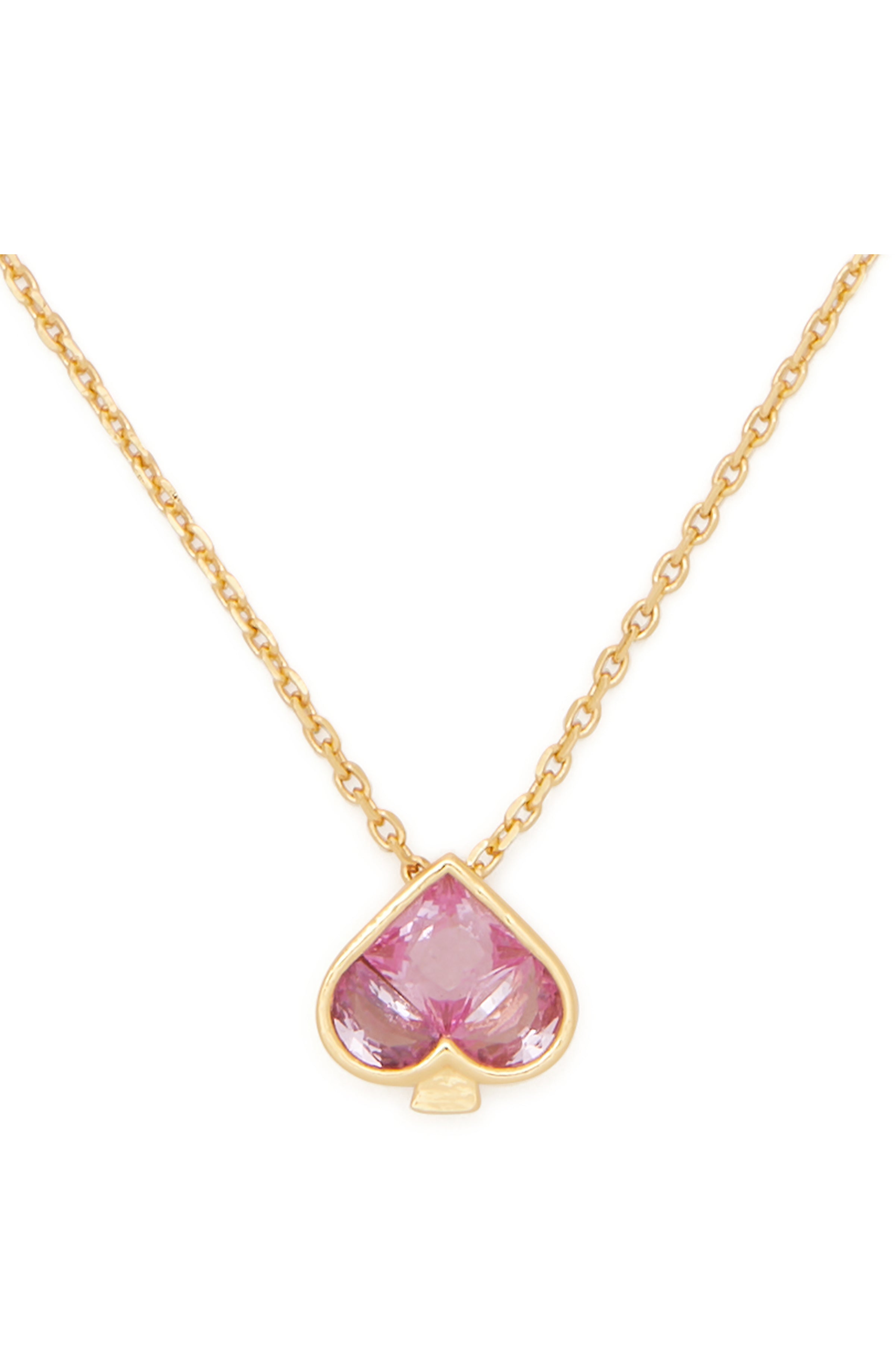 Kate Spade So Spade Gold Pendant Necklace