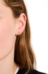 Kate Spade So Spade Gold Stud Earrings